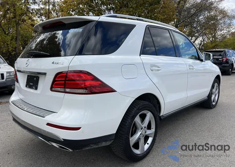 2016 Mercedes-Benz Gle 350 4Matic из США, поврежденный, VIN 4JGDA5HB5GA758904